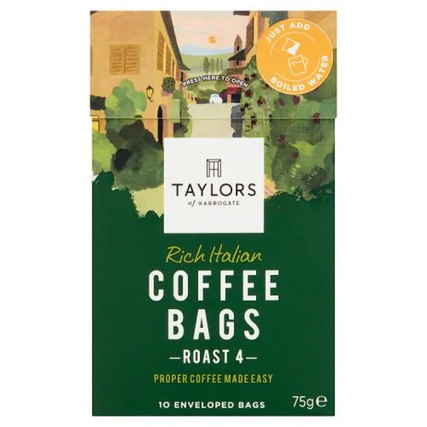 Image of Taylors Rich Italian Coffee 10 Bags