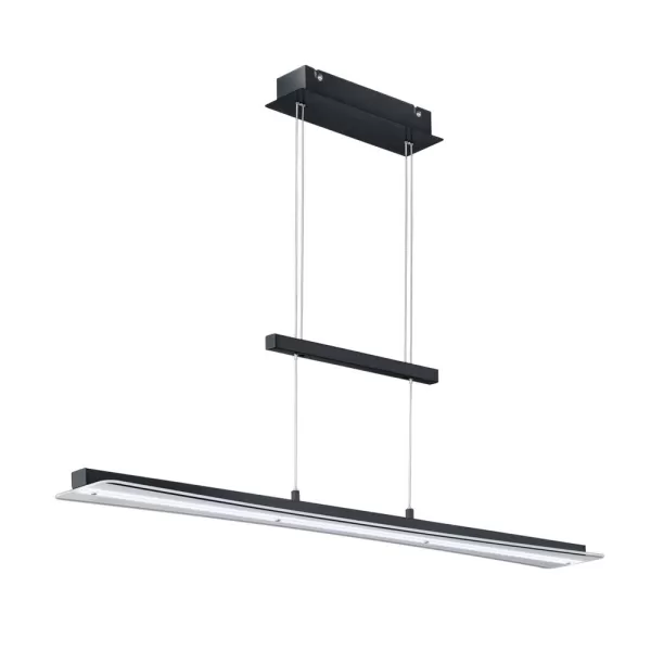 Image of Smash Modern Bar Pendant Ceiling Light Black Matt 3000-4000-5000-6500K