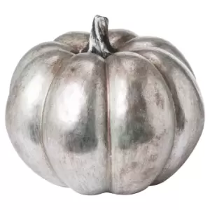 Image of Large Silver Foil Pumpkin