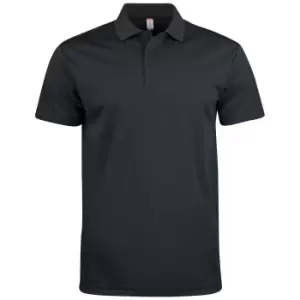 Image of Clique Unisex Adult Basic Active Polo Shirt (XXL) (Black)