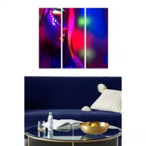 Image of MDF440399317 Multicolor Decorative MDF Painting (3 Pieces)