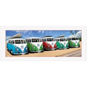 Image of VW Californian Camper (Beech) Framed Photographic Print