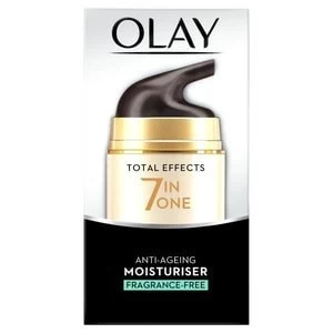 Image of Olay Total Effects 7in1 Fragrance Free Moisturiser 50ml