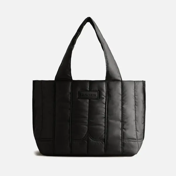 Image of Hunter Womens Intrepid Puffer Mini Tote Bag - Black