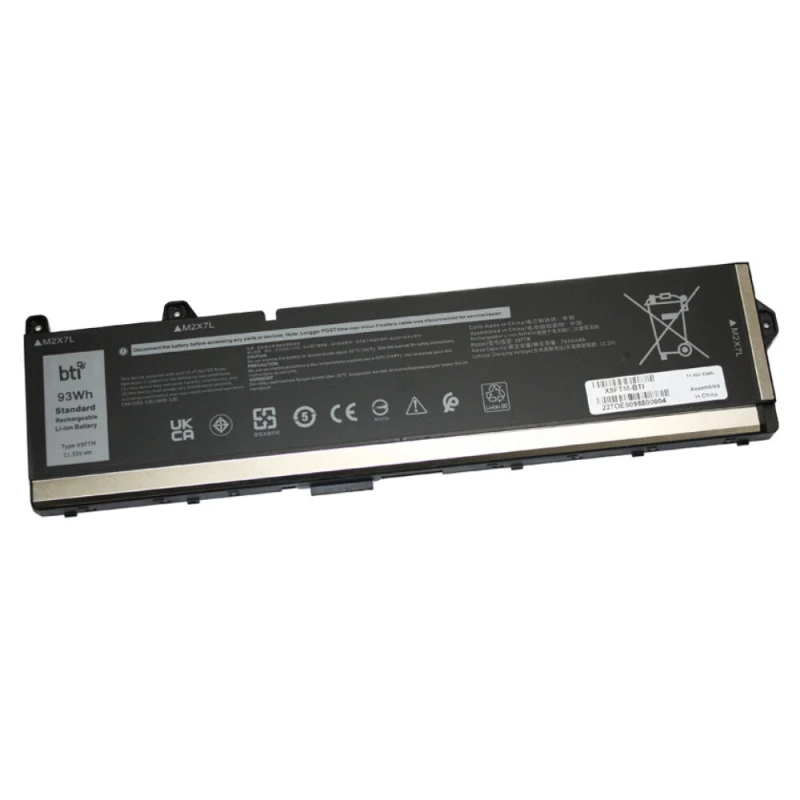 Image of BTI BTI 5JMD8 compatible 93Wh 6-cell battery for DELL PRECISION 7670 7680 7770 7780 5JMD8-BTI