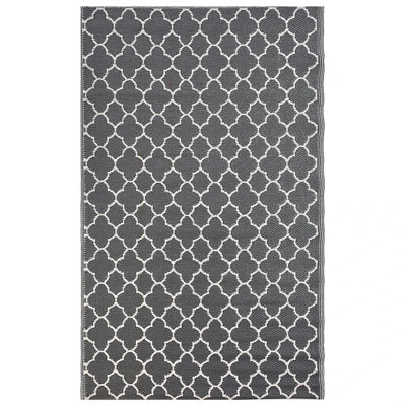 Image of Beliani Outdoor Rug Surat Grey 120 X 180 Cm