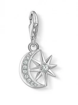 Image of Thomas Sabo Zirconia Star & Moon Charm