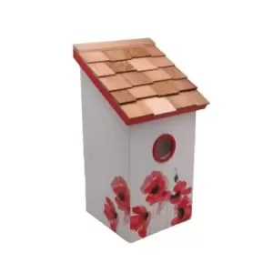 Image of Saltbox Bird House Poppy