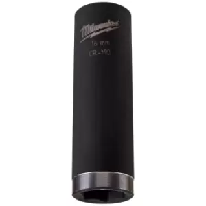 Image of Milwaukee 3/8" Drive Shockwave Impact Duty Deep Socket 3/8" 18mm