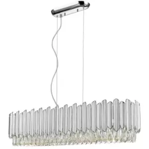 Image of Impex Grenada 6 Light Chrome Crystal