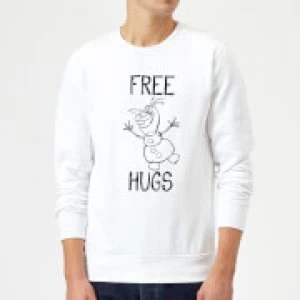 Image of Disney Frozen Olaf Free Hugs Sweatshirt - White - S