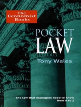 Image of Pocket Law by Tony Wales Hardback