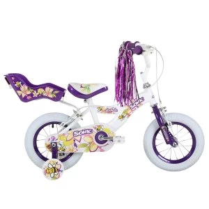 Image of Sonic Girls Bumble 12" Wheel Bike - White/Purple