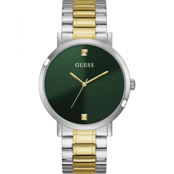 Image of Guess Green And Two Tone 'Supernova' Fashion Watch - GW0010G2