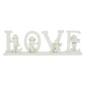 Image of Cherub Standing Love Sign