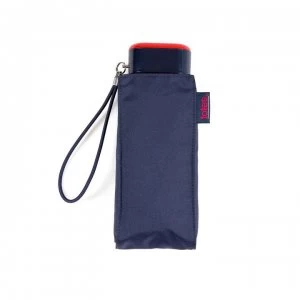 Image of Totes Compact Flat Plain Umbrella - Navy