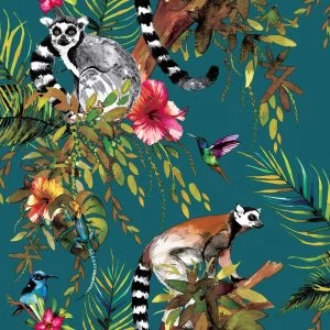 Image of Holden Decor Lemur Wallpaper Paper