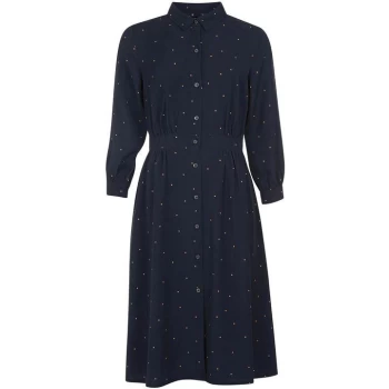 Image of Barbour Merlin Dress - navy print NY73