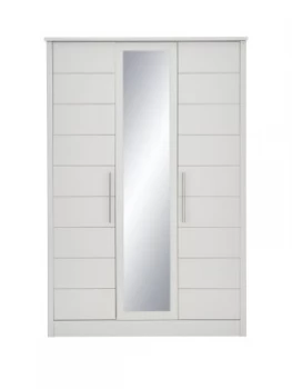 Image of Consort Liberty 3 Door Mirrored Wardrobe