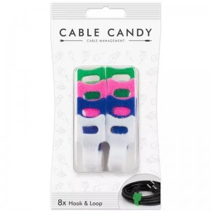 Image of Cable Candy Hook and Loop - Mixed Colours CC006