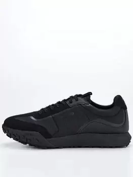 Image of HUGO Casey Runner Trainers - Black, Size 8, Men