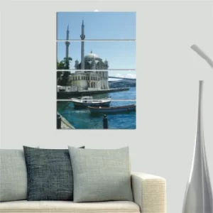 Image of D5 Multicolor Decorative MDF Painting (4 Pieces)