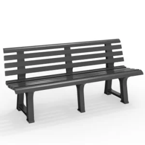 Image of Garden Bench Orchidea Anthracite 4ft
