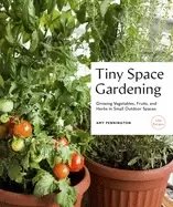 Image of tiny space gardening growing vegetables fruits and herbs in small outdoor s