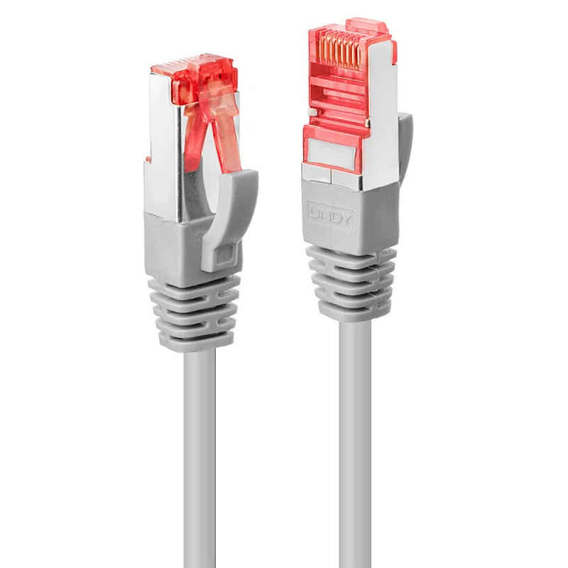 Image of Lindy 1m Cat.6 S/FTP Network Cable. Grey