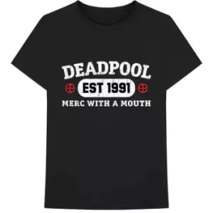 Image of Marvel Comics - Deadpool Merc With A Mouth Unisex XX-Large T-Shirt - Black