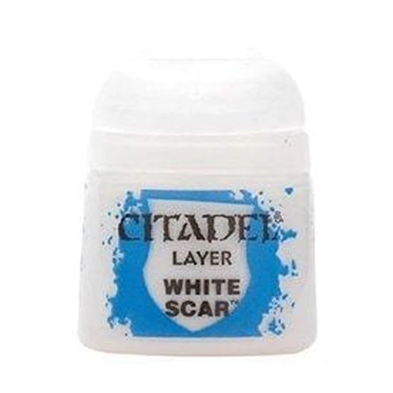 Image of Citadel Games Workshop Colour Layer: White Scar (12ml) Paint Multi
