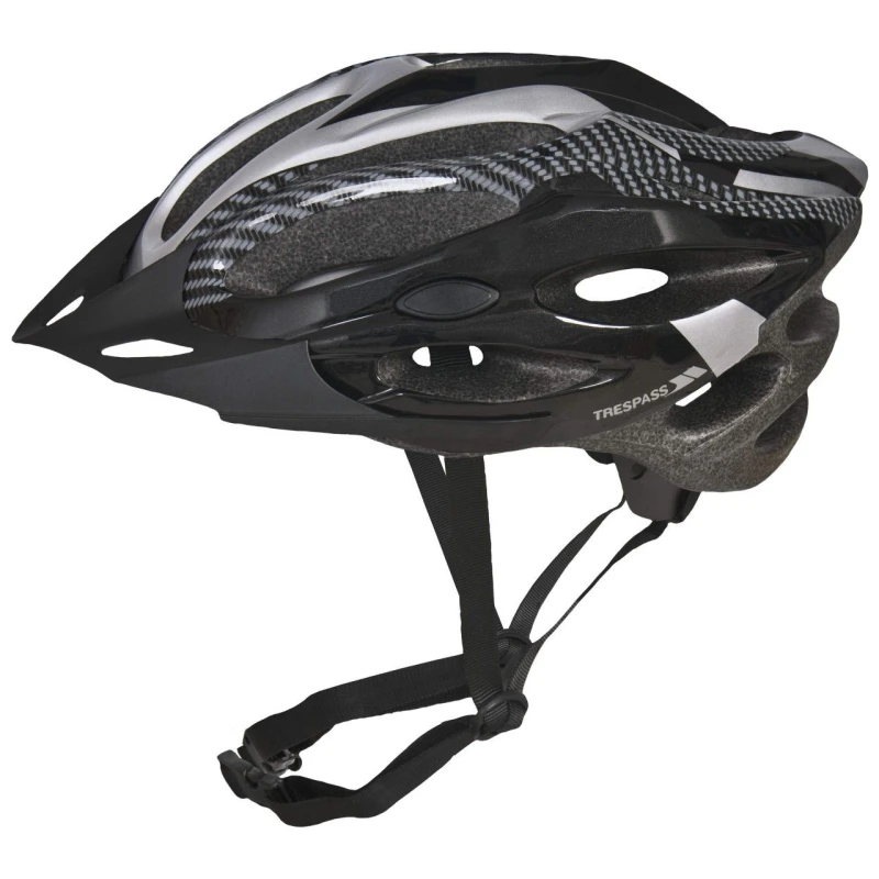 Image of Trespass Trespass Crankster Cycling Helmet in Jet Black Size: Large/X-Large Jet Black L/XL Unisex 5054752035624
