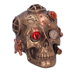 Image of Steampunk Under Pressure Skull Ornament