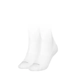 Image of Calvin Klein Mid Foot Socks Womens - White