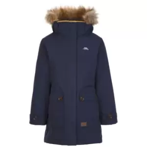 Image of Trespass Girls Rhoda Waterproof Jacket (2-3 Years) (Navy)