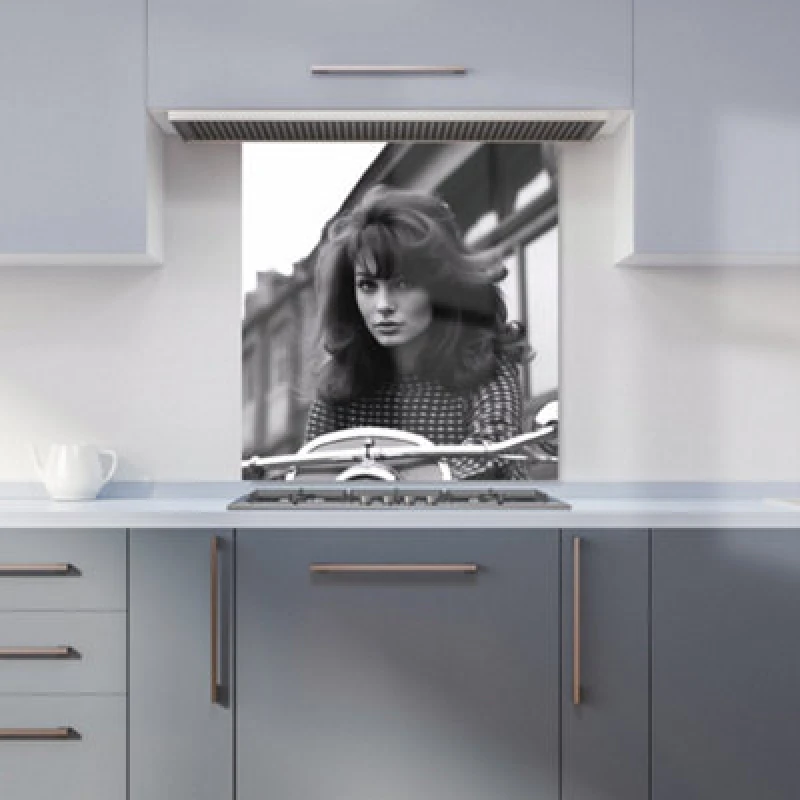 Image of Warren Reed - Designer Geometric Christmas Tree Pattern Tea Towel in White White Unisex