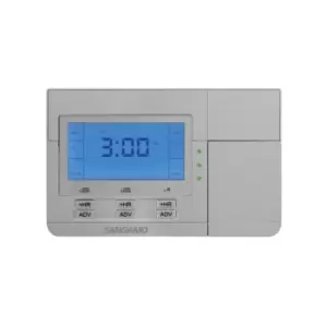 Image of Sangamo Three Channel IP30 Digital Programmer Silver - CHPPR3S