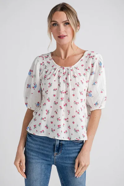 Image of Free People Chloe Printed Top