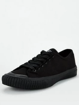 Image of Superdry Low Pro Trainers - Black, Size 3, Women