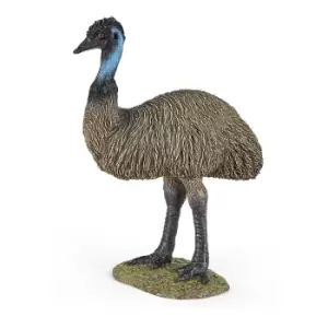 Image of Papo Wild Animal Kingdom Emu Toy Figure, 3 Years or Above, Brown...