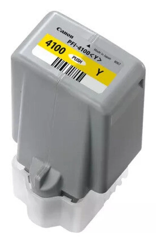 Image of Canon PFI-4100Y Yellow Ink Cartridge - 6780C001 (Original)