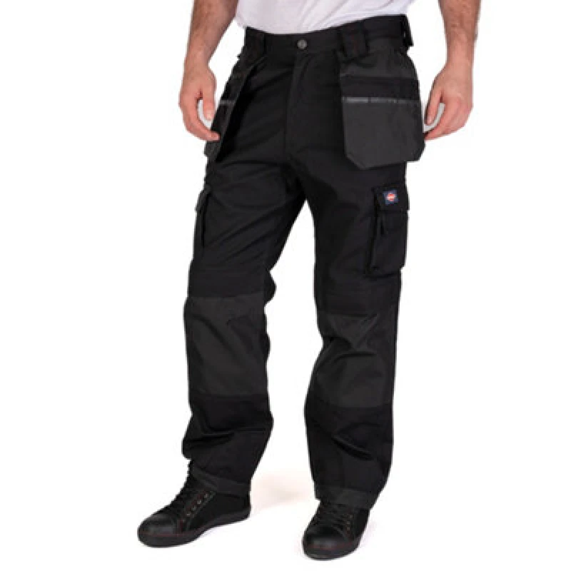 Image of Lee Cooper Workwear Lee Cooper Workwear Men Holster Pocket Trouser in Black Size: 32L Black 32L Male 5050217212357