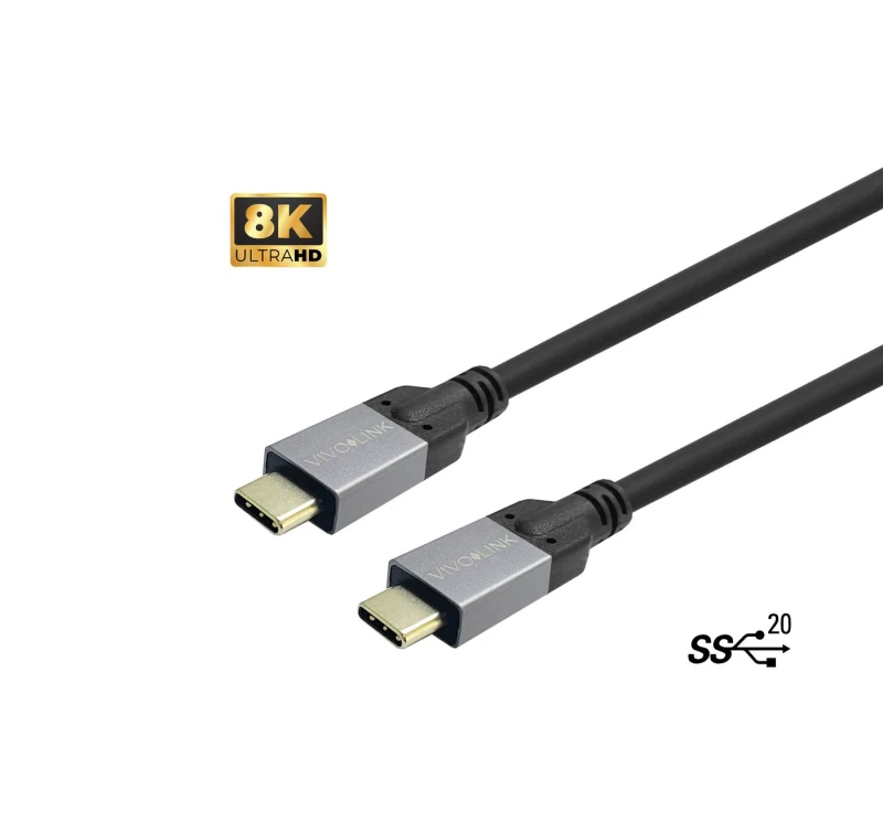 Image of Vivolink PROUSBCMM5 USB cable USB 3.2 Gen 2 (3.1 Gen 2) 5m USB C Blac