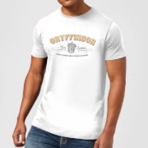 Image of Harry Potter Gryffindor Team Quidditch Mens T-Shirt - White - M