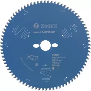 Image of Bosch Expert Aluminium Cutting Saw Blade 260mm 80T 30mm
