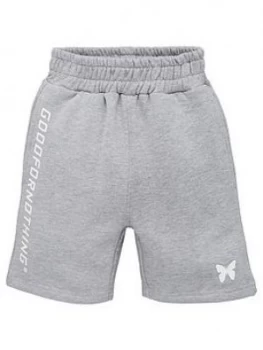 Image of Good For Nothing Boys Large Logo Jog Shorts - Grey