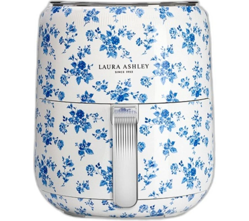 Image of VQ Laura Ashley Digital Air Fryer - China Rose, White,Blue 5060706037705