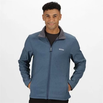 Image of Regatta Cera V Full Zip Softshell Jacket - DkDenim Marl