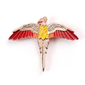 Image of Harry Potter Rose Gold Plated Fawkes Pinbadge