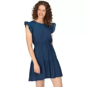 Image of Regatta Womens Rafaelina Ruffled Tiered Skirt Dress 12 - Waist 29' (74cm)